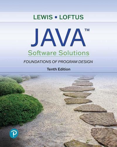 Download Java Software Solutions Foundations Of Program Design 