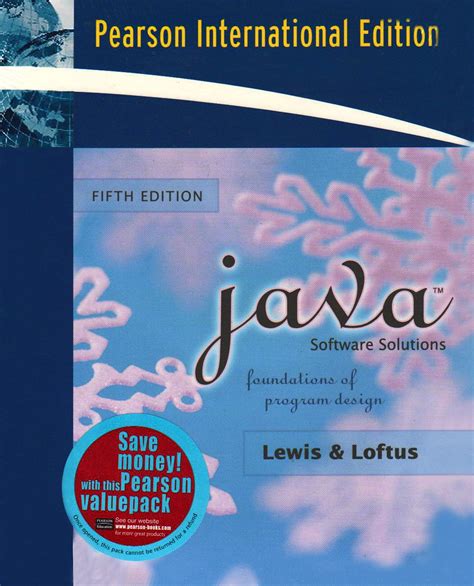 Full Download Java Software Solutions Foundations Of Program Design 7Th Edition Download 