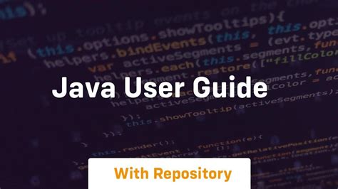 Full Download Java User Guide 