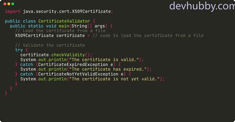 java.security.cert.X509Certificate.checkValidity java code