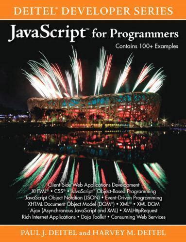 Javascript For Programmers Harvey M Deitel