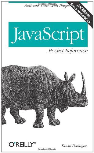 Javascript Pocket Reference Pocket Reference Oreilly