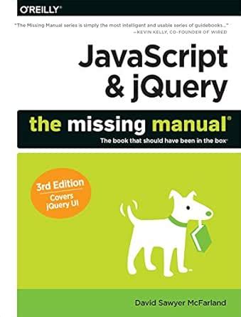Read Javascript And Jquery The Missing Manual Ii Edition 