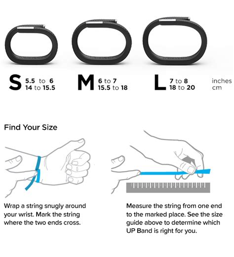 Read Jawbone Up24 Sizing Guide 