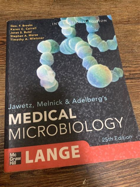 Read Online Jawetz Medical Microbiology 25Th Edition 