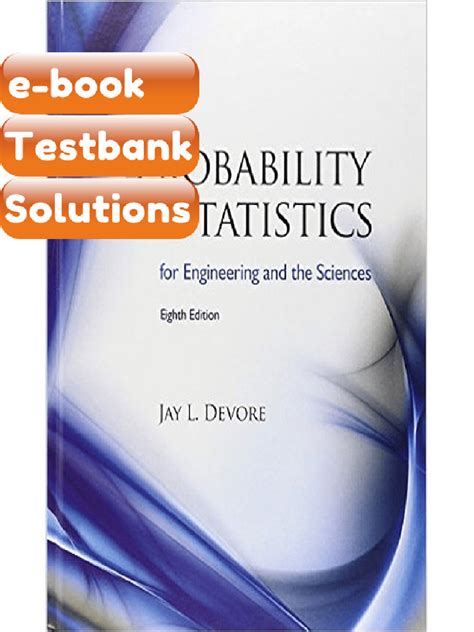 Jay L Devore 8th Edition Solutions