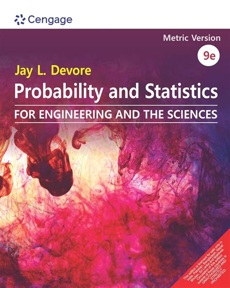 Jay L Devore Probability And Statistics For Engineering The Sciences 8th Edition