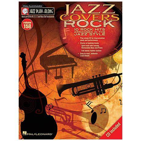 jazz covers rock with cd audio book cd