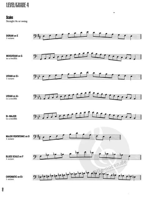 jazz scales for trombone