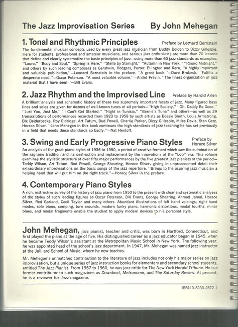Full Download Jazz Improvisation No 1 Mehegan Tonal Rhythmic Principles 