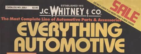 Jc Whitney Catalogue