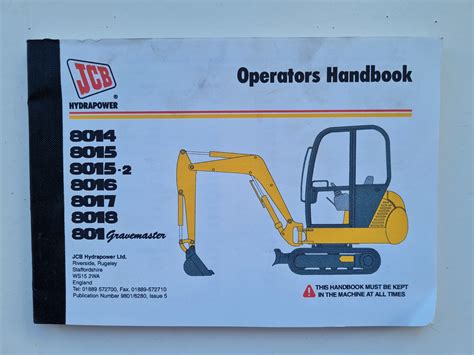 jcb 8018 manual