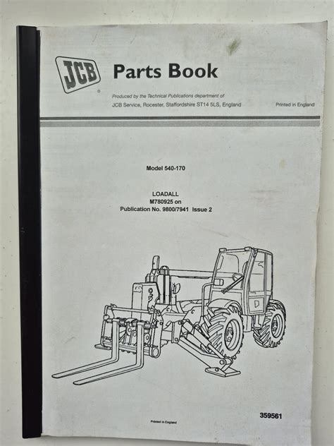 Jcb Loadall Parts