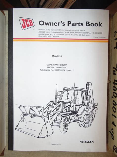 Read Jcb 214 Parts Manual 