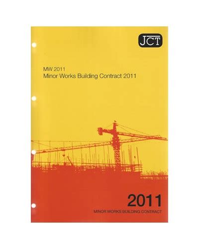 Full Download Jct 2011 Minor Works Building Contract 