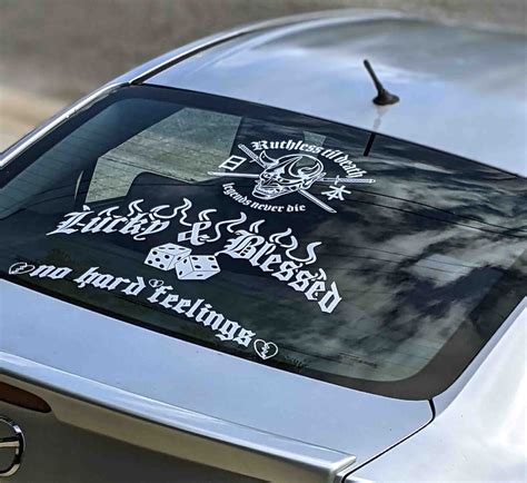 jdm windscreen banner