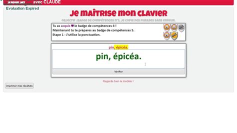 je Revise .Net - Clavier