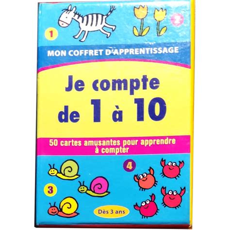 je compte de 1 a 10 2 4 ans