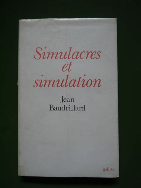 jean baudrillard simulacre et simulation pdf
