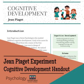 jean piaget cognitive development experiments