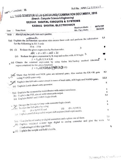 Jec Cse 3rd Sem