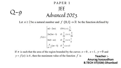 jee advanced math