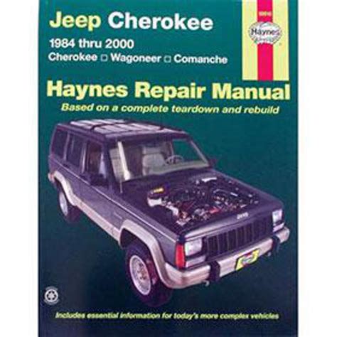 Read Jeep Cherokee Xj Service Repair Manual Pdf 84 93 