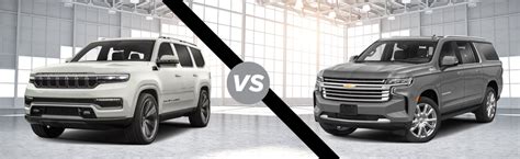 Wagoneer vs Suburban: Clash of the Full-Size SUV Titans