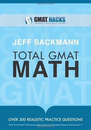 Jeff Sackmann Total Gmat Math