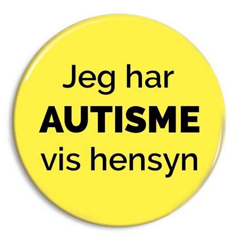 jeg har autisme