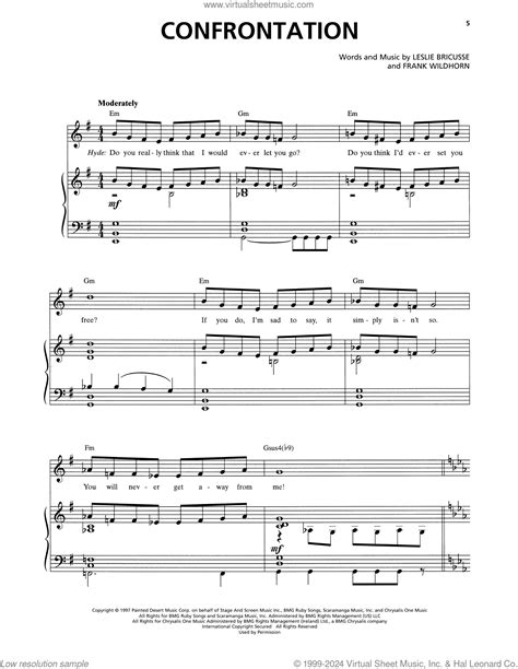 Download Jekyll And Hyde Sheetmusic 