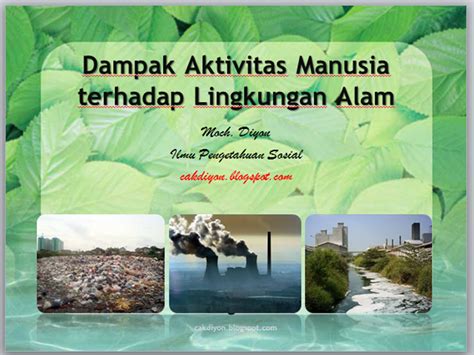 jelaskan dampak pencemaran lingkungan terhadap ketidakseimbangan lingkungan