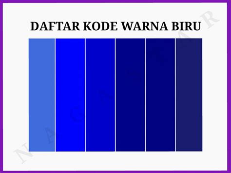 Jenis Biru  Kode Warna Biru Newstempo - Jenis Biru