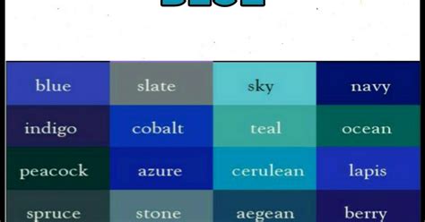 Jenis Biru  Terbaru 62 Jenis Nama Warna Biru - Jenis Biru