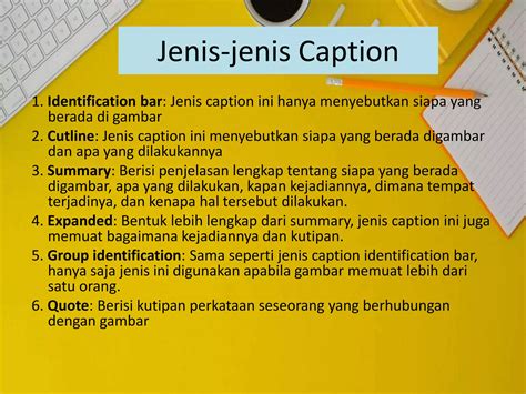 Jenis Jenis Caption