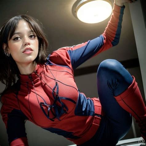 jenna ortega spider man suit