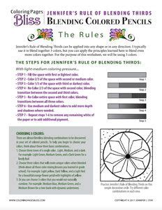 Jenniferu0027s Rule Of Blending Thirds Worksheet Coloring Bliss Rule Of Thirds Worksheet - Rule Of Thirds Worksheet