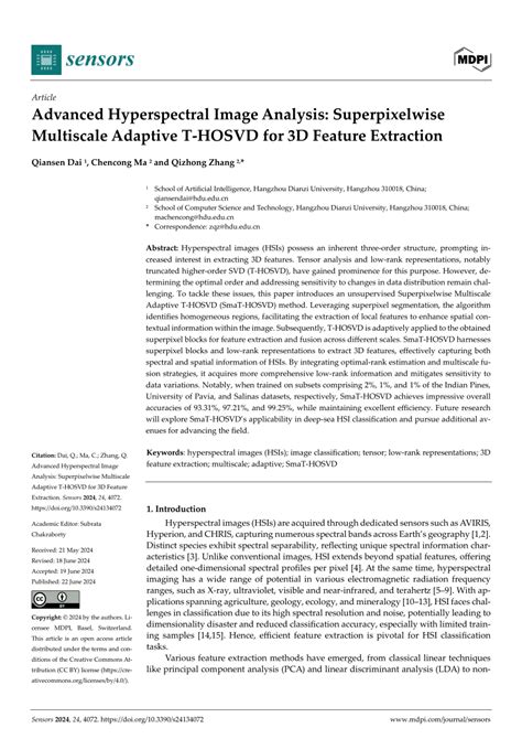 Jensen Hyperspectral Image Analysis Chapter 11