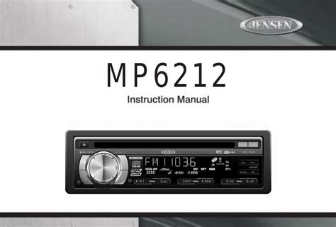 Download Jensen Mpa6611X User Guide 