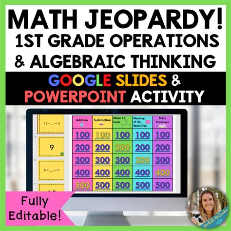 Jeopardy 1st Grade Math