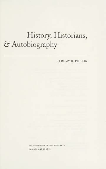 jeremy popkin autobiography range