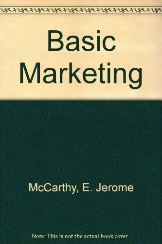 Jerome Mccarthy Basic Marketing