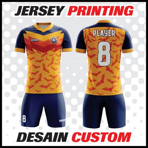 Jersey Futsal Printing Terbaik  Jersey Bola Futsal Custom Full Printing Baju Bola - Jersey Futsal Printing Terbaik