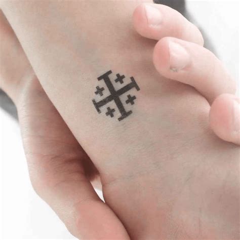 Jerusalem Cross Tattoo