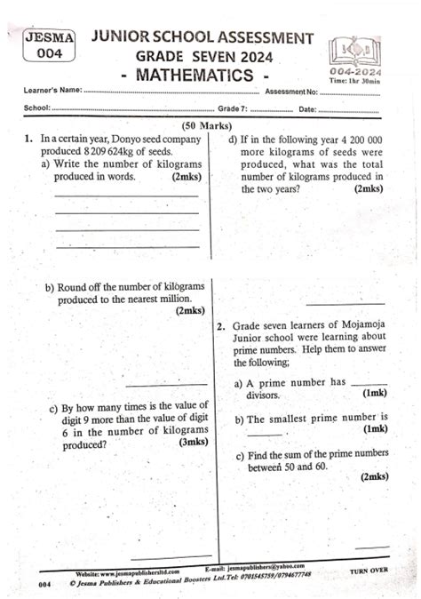 Jesma Exams