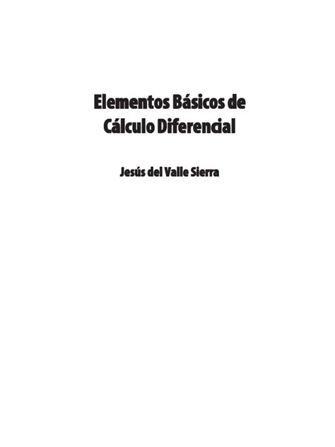 jesus del valle calculo integral pdf