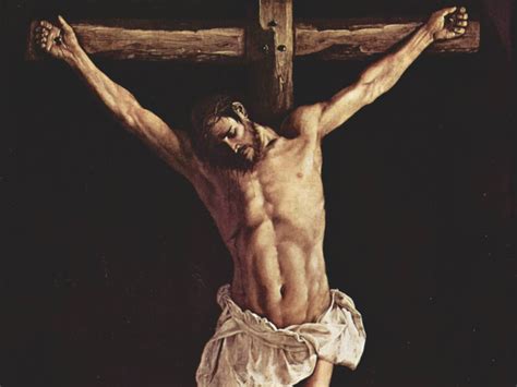 jesus hanging on the cross