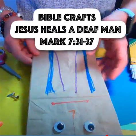 jesus heals deaf man craft