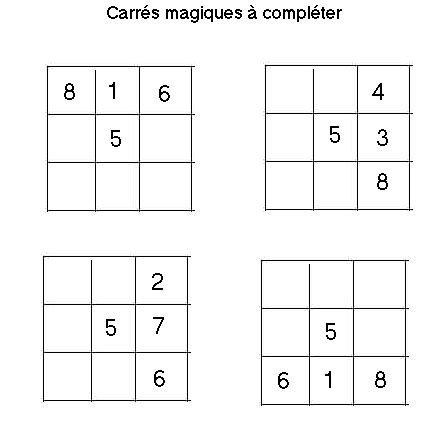  Jeux Carré Magique - Jeux Carré Magique