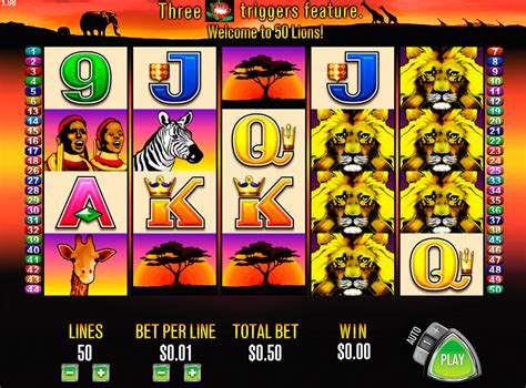 jeux de casino gratuits 50 lions